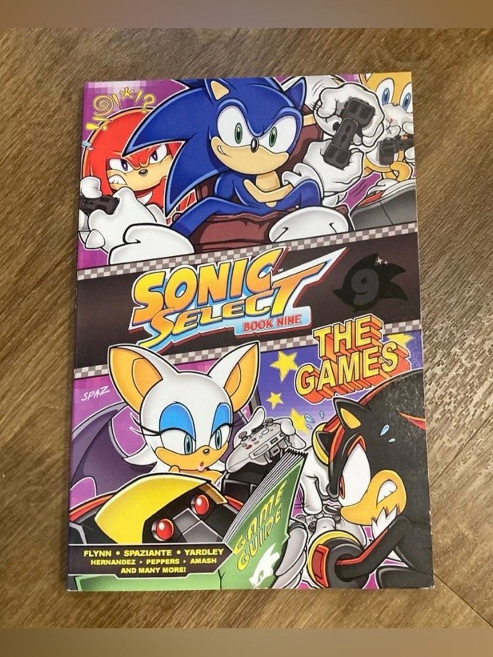 Sonic Select Book Nine: The Games - Comic Book Rare Collectible Paperback